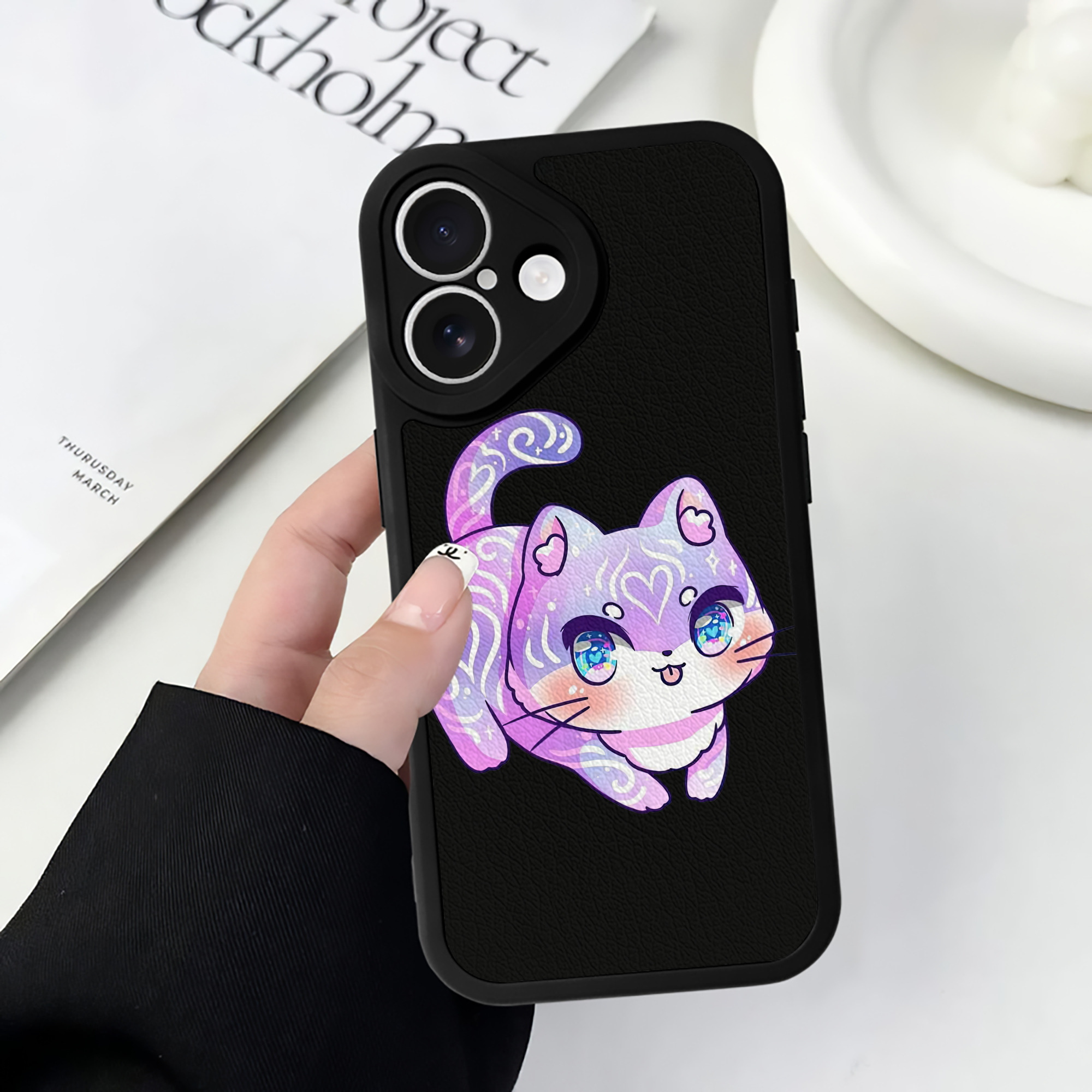 （画像用） 美少女戦士セーラームーン Sailor Moon 【iPhone 16シリーズ対応】シリコンスマホケース（レザー調） 材質：シリコン